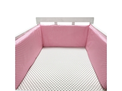 Protector de cuna para bebé, barrera de algodón para recién nacidos, cojín trenzado, protector de cuna para bebé