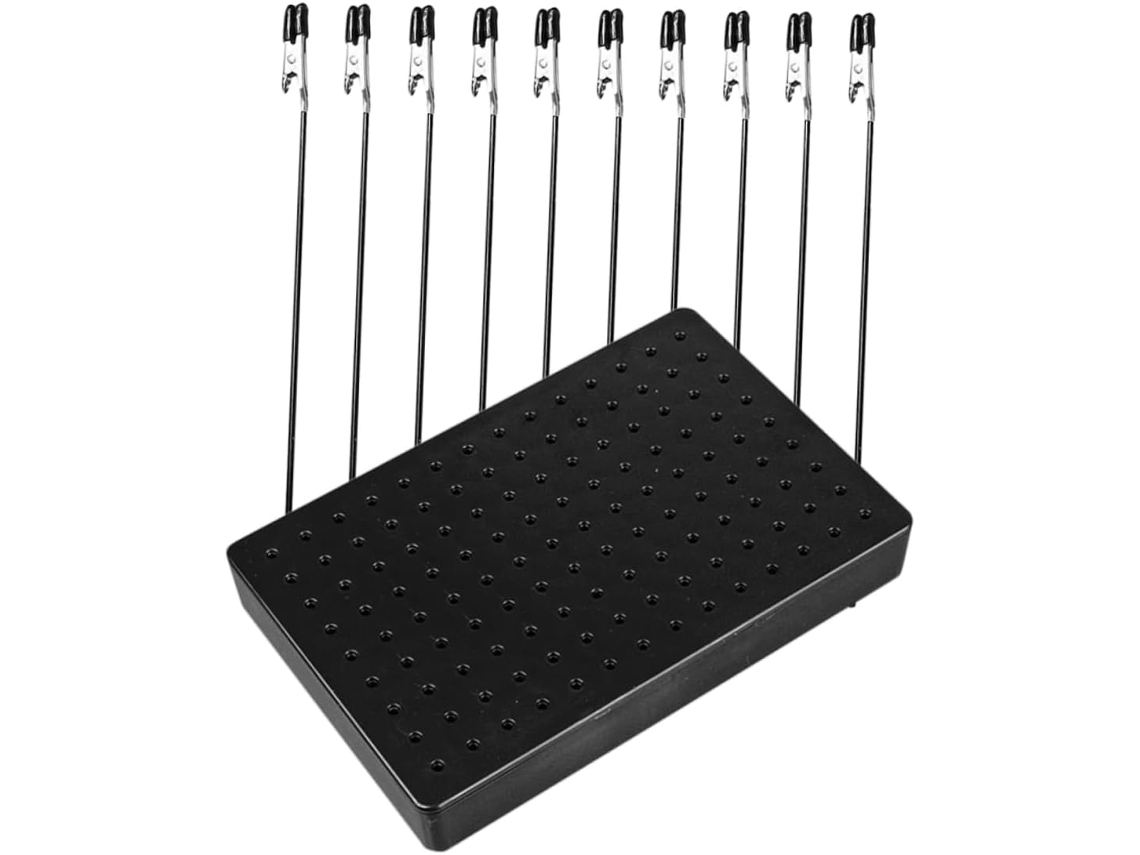 Clips Base Para Colorear, Ideales Para La Creación De Maquetas, Juego De 10 Pinzas De Cocodrilo Negras.