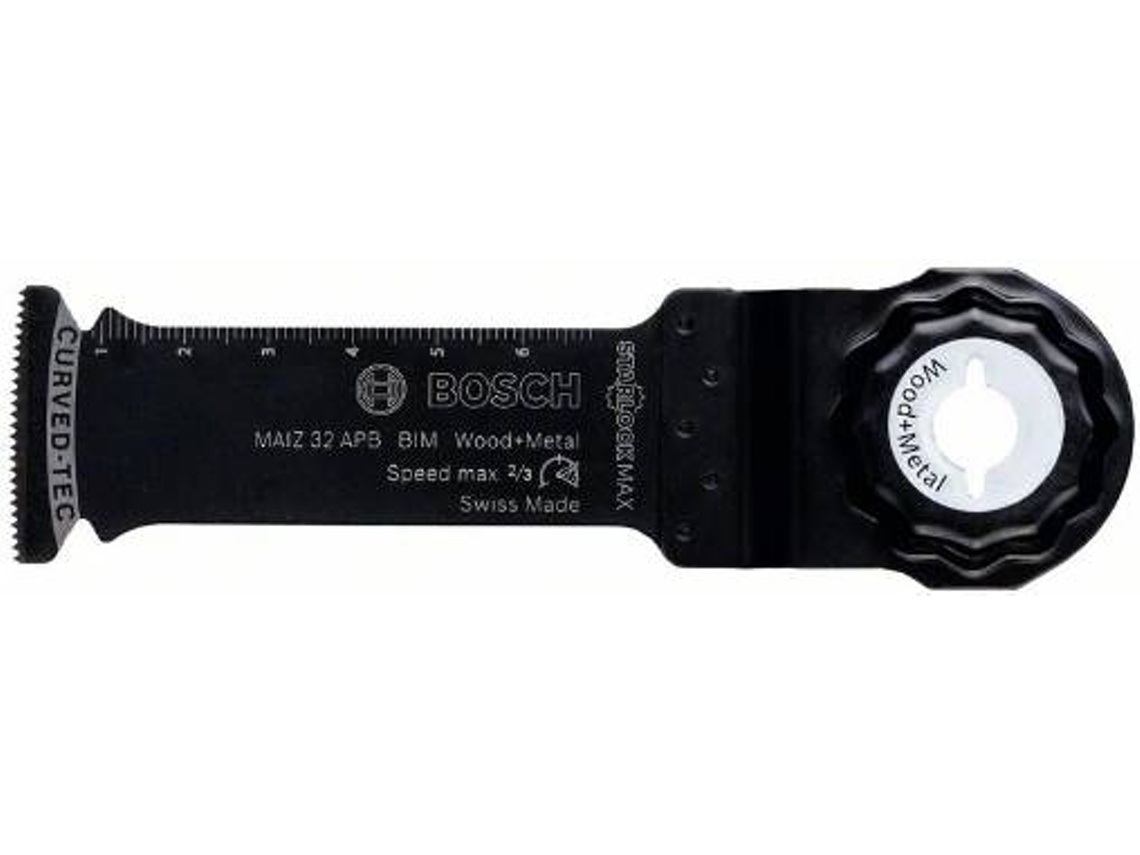 Hoja de Sierra de Inmersión BOSCH Bim Maiz 32 Apb Madera y Metal 80x32 mm