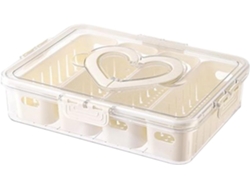 Recipientes Para Almacenar Frutas Caja Para Snacks De 8 Compartimentos - Recipiente Reutilizable Con Bandeja