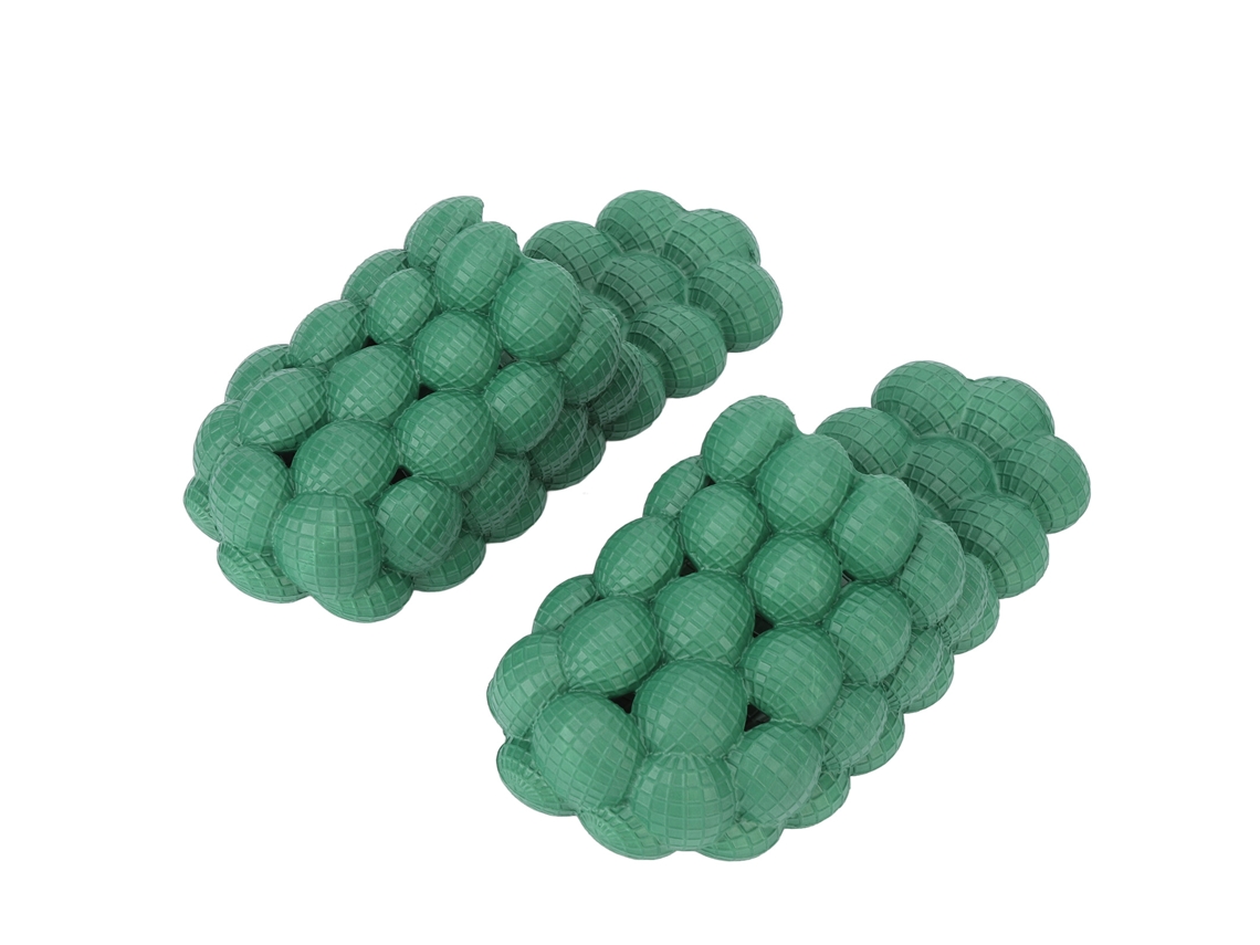 Zapatillas de burbujas de masaje, antiestrés, suaves, para el hogar, gimnasio, spa, baño y dormitorio. Laopipfu
