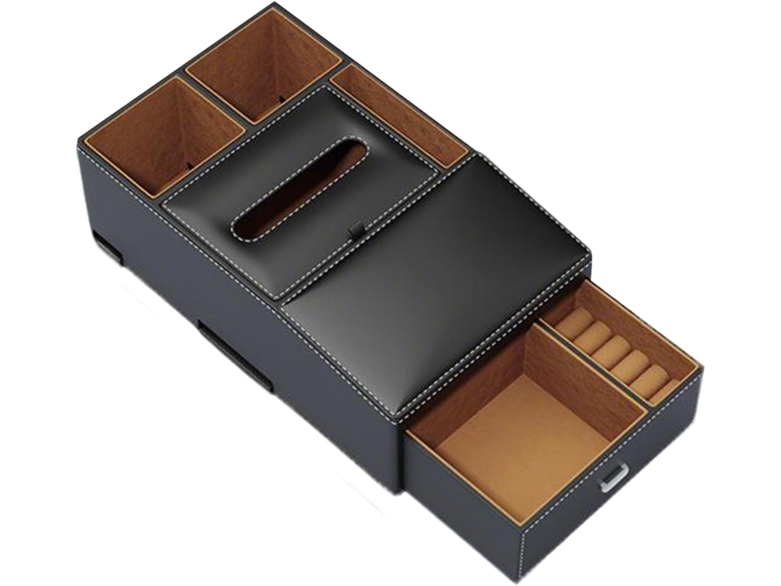 Organizador De Maletero - Bolsa De Coche Plegable Con Caja De Almacenamiento De 32 Cm, De Piel Sintética, Grande