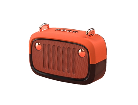 Mini altavoz Bluetooth ECELEN tarjeta TF y USB(naranja)