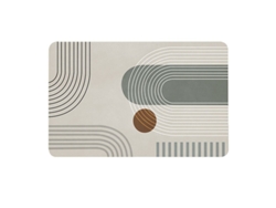 2026-tapete De Baño Antideslizante Linjou De Tierra Diatomácea Absorbente 40x60cm Suave Para Baño Cocina Sala Gris