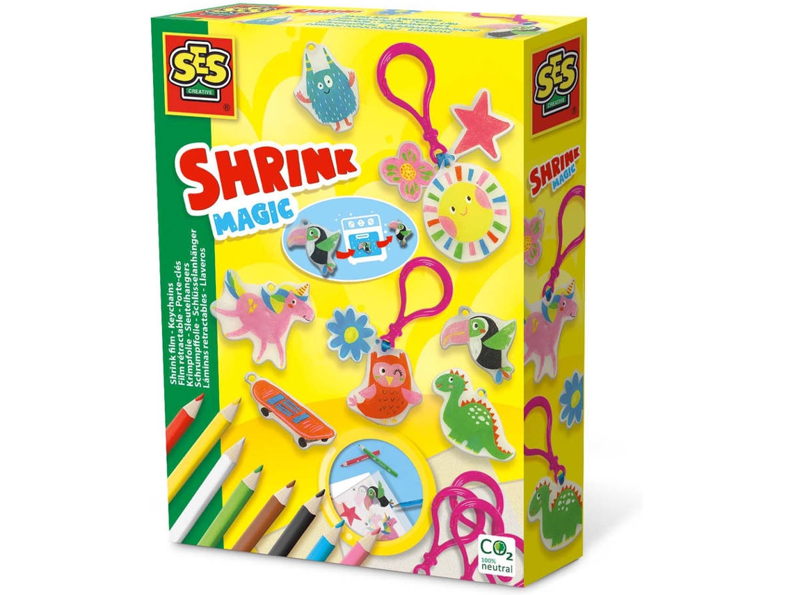 Jogo Criativo SES Kit Porta Chaves com Papel Mágico (Idade Minima: 5 años)