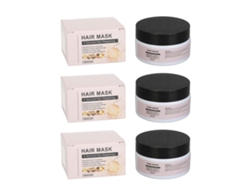 Mascarilla Capilar De Queratina De 3 Piezas Para Cabello Dañado Y Seco, Hidrata Los Enlaces Rotos, Mejora El Encrespamiento, Acondicionador Profundo 120 Ml
