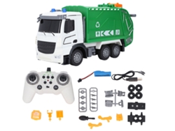 Ats-juguete De Camión De Basura Control Remoto 11 Canales Con Luces Y Música 2.4g Para Niños Niños