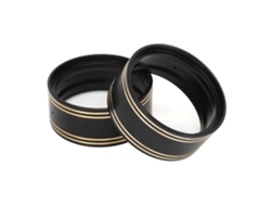 2 Aros De Rueda Beadlock De Latón De 1,9 Pulgadas Para Axial Scx10 Ii 90046 Vs4-10 Crawler Rc 1/10