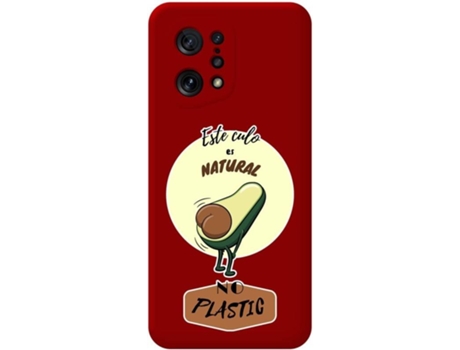 Carcasa para Oppo Find X5 5G TUMUNDOSMARTPHONE Silicona Líquida Dibujos Rojo