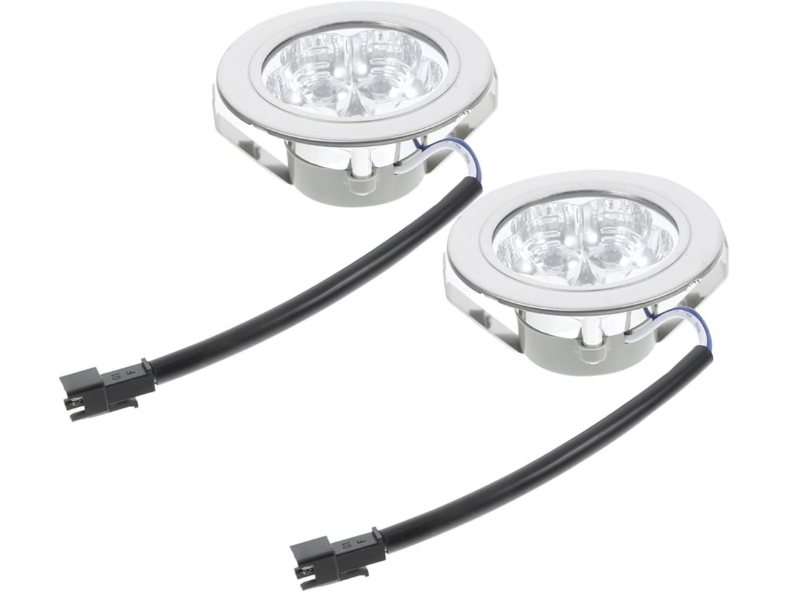 Juego De 2 Luces Led Para Campanas Extractoras, 2w Dc12v, Aptas Para Cocinas Y Otros Usos Exteriores, Iluminación Duradera.