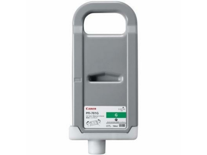 Cartucho de tinta Original CANON PFI-701G 0907B001 Verde para imagePROGRAF iPF8000, iPF8100, iPF9000, iPF9100