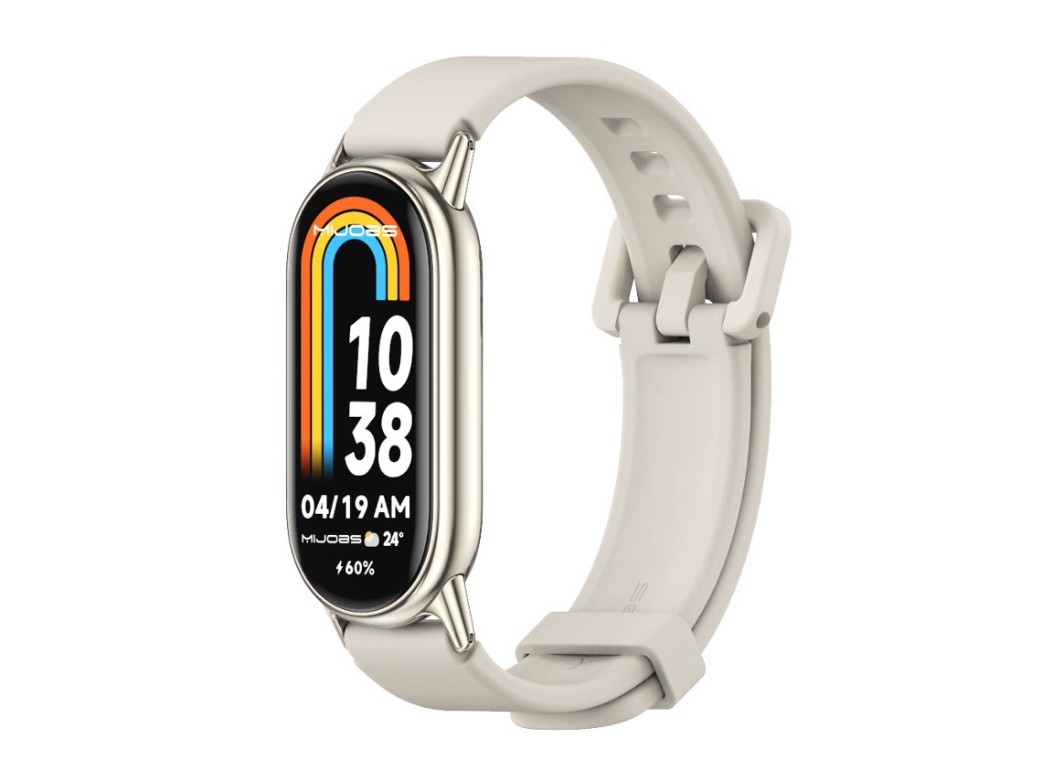 Correa Smartwatch para Xiaomi Mi Band 8/9 Silicona Transpirable Scinza Luz Cálida Dorada YUYSAN