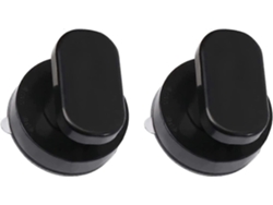manijas de ventosa para puerta, manija de ventosa negra, aptas para gabinetes y vidrio