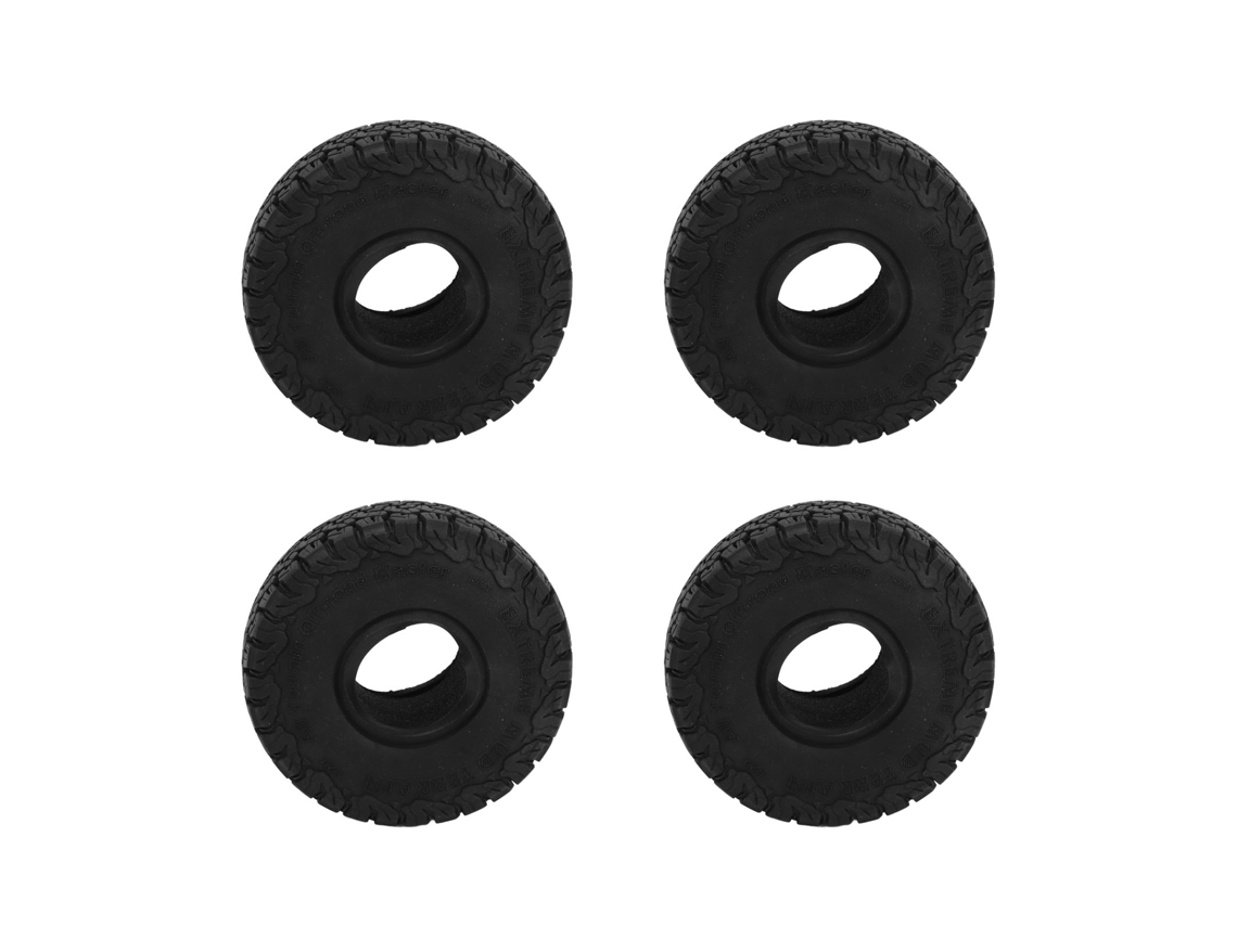 Juego De 4 Neumáticos De Goma De 1,9 Pulgadas Con Absorción De Impactos Para Coches Rc Crawler Hsp Redcat Traxxas