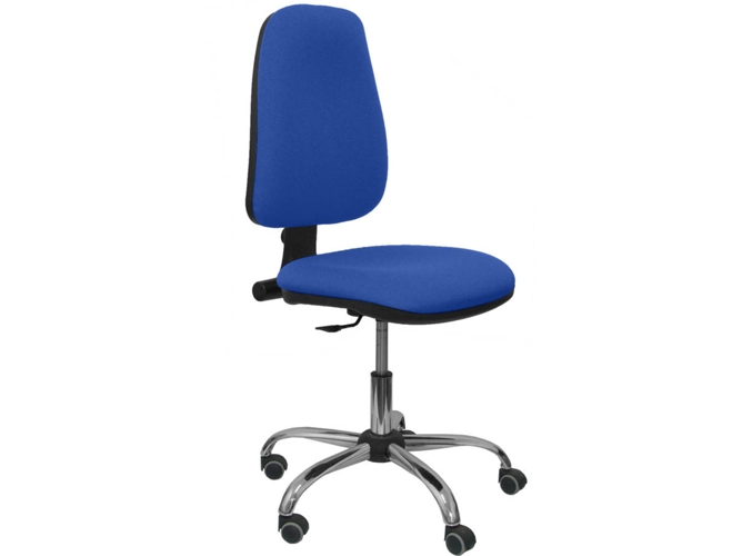 Silla de Escritorio Operativa PYC socovos Azul con ruedas antiarañazos (Sin Brazos - Tejido)