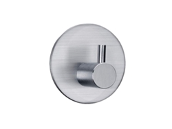 Gancho de acero inoxidable sin necesidad de taladrar para baño y cocina - Plateado