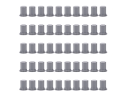 50pcs tampas protetoras de parafusos hexagonais silicone resistentes à água M14 35mm