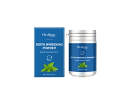 Polvo blanqueador eficaz para un blanqueamiento dental rápido.