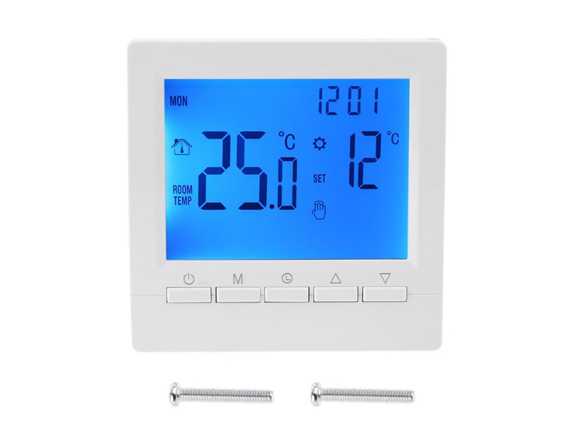 Termostato Digital Inteligente De Pared Con Pantalla Lcd Para Calefacción Por Suelo Radiante - Control De Temperatura