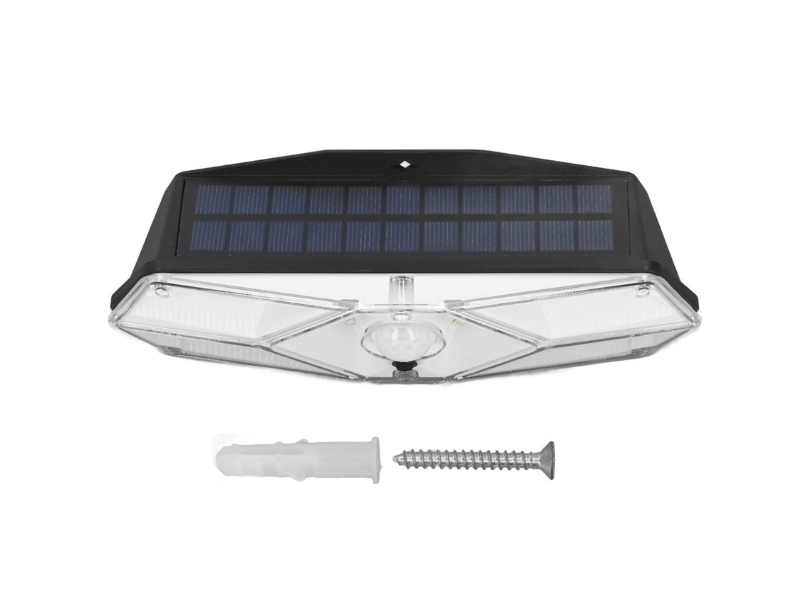 Yncm2026-luz Solar Exterior 104led 1800mah Luz Blanca 3 Modos 120 Grados Montaje En Pared Para Garaje Patio Jardin