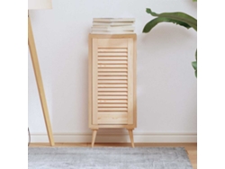 Puerta de gabinete con diseño de persiana de pino macizo Wsd366693 Lovely Home