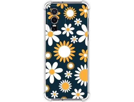 Carcasa para Vivo Y76 5G TUMUNDOSMARTPHONE Dibujos Antigolpes Flores 08 Multicolor