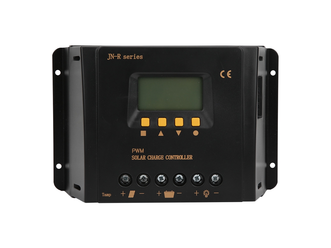 Controlador de carga solar PWM Jn R 12/24v 40a con identificación automática