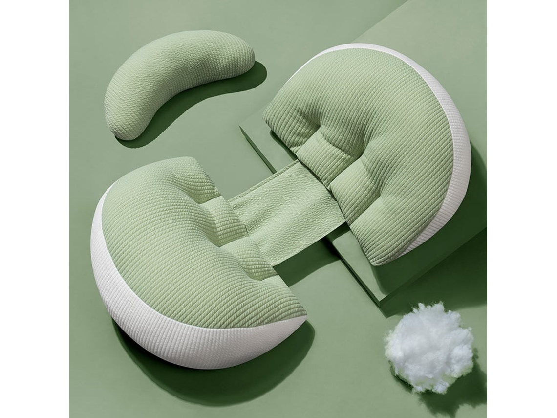 Almohada De Embarazo Henten Home De Espuma Viscoelástica Para Dormir De Lado (verde)