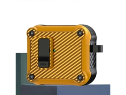 Estuche protector de fibra de carbono GIECY para auriculares con interruptor magnético automático