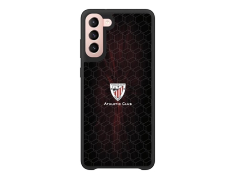 Funda Móvil Oficial Athletic Club para Samsung Galaxy S21 PHONECASES3D Piel Sintética Negro