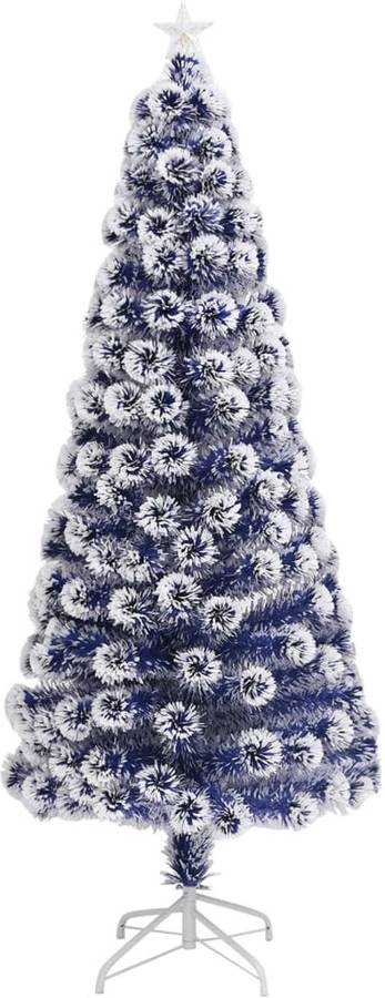 Árbol de Navidad VIDAXL con Luces LED (Azul - 80x180 cm)