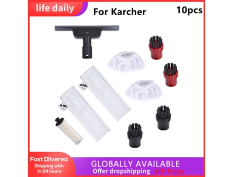 Raspador de vidrio, paño de limpieza, cartucho de descalcificación para filtro Karcher Sc2 Sc3, repuestos de aspiradora, accesorios para el hogar