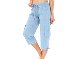 Pantalón Cargo Corte En Tejido Poliéster Extensible Infrossable Para Trabajos O Ocio Con