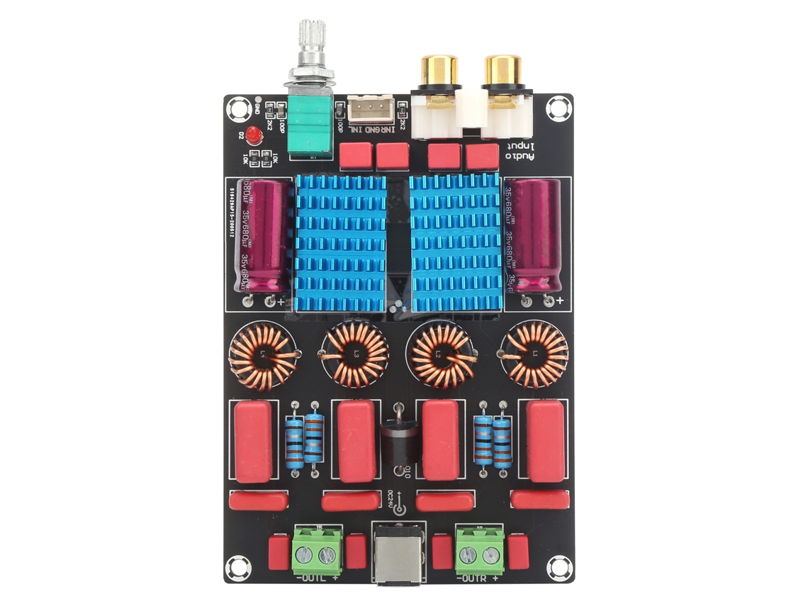 Placa Amplificadora Digital De Lujo, Módulo Pcb De 2x100w, Tpa3116 2.0 Con Chip Dual.
