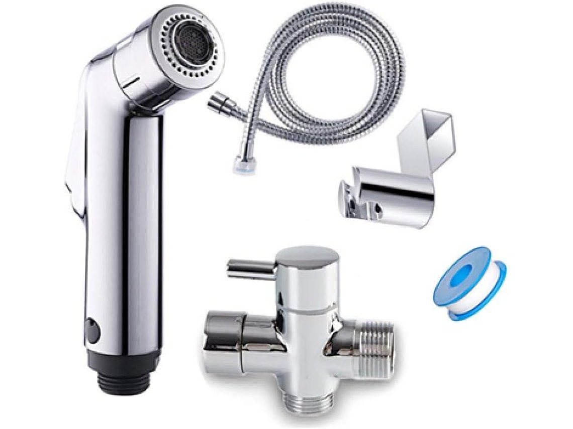 Grifo De Bidé De Latón De 3 Cm (1,2") Con Dos Funciones Y Rociador De Ducha.