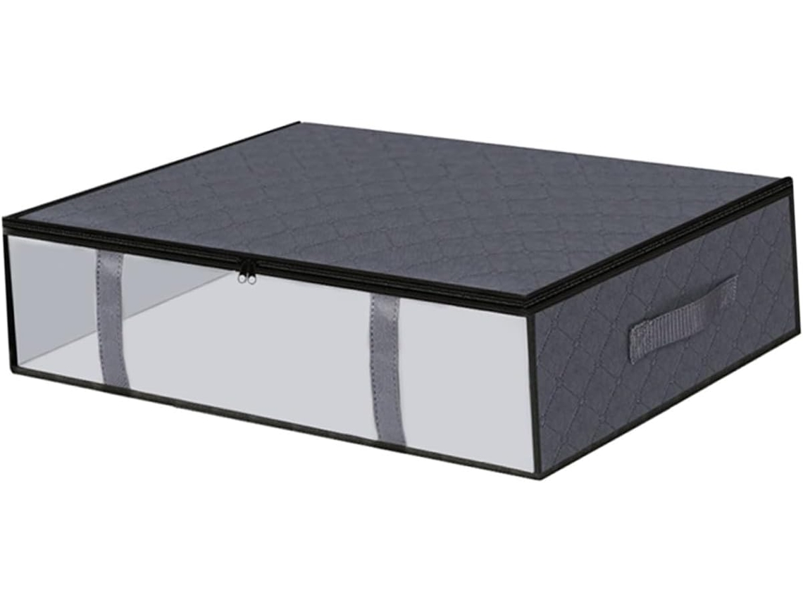 Caja de ropa plegable y transparente Slowmoose, de gran capacidad.