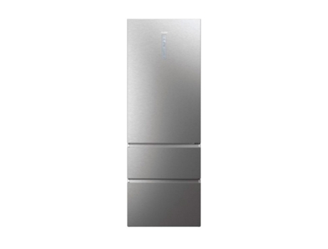 HAIER HTW7720DNMP Frigorífico combinado de acero inoxidable 2,00 m 3 puertas D