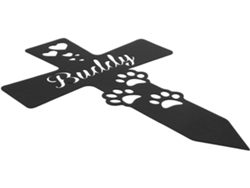 Placa conmemorativa resistente a la intemperie para lápidas de cementerio, con un diseño sofisticado. Vayotoy
