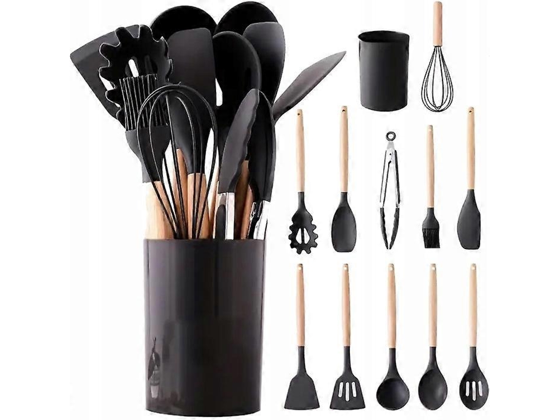 Utensilios de cocina de silicona, juego de accesorios de cocina, 12 piezas. Nostalgia88
