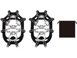 Cubrezapatos Antideslizantes De Acero Inoxidable Soldado 201 Con 28 Dientes Para Uso En Exteriores, Hielo Y
