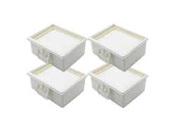 Pacote com 4 filtros hepa para aspirador de pó bosch gl-10 gl-40 bgl32235