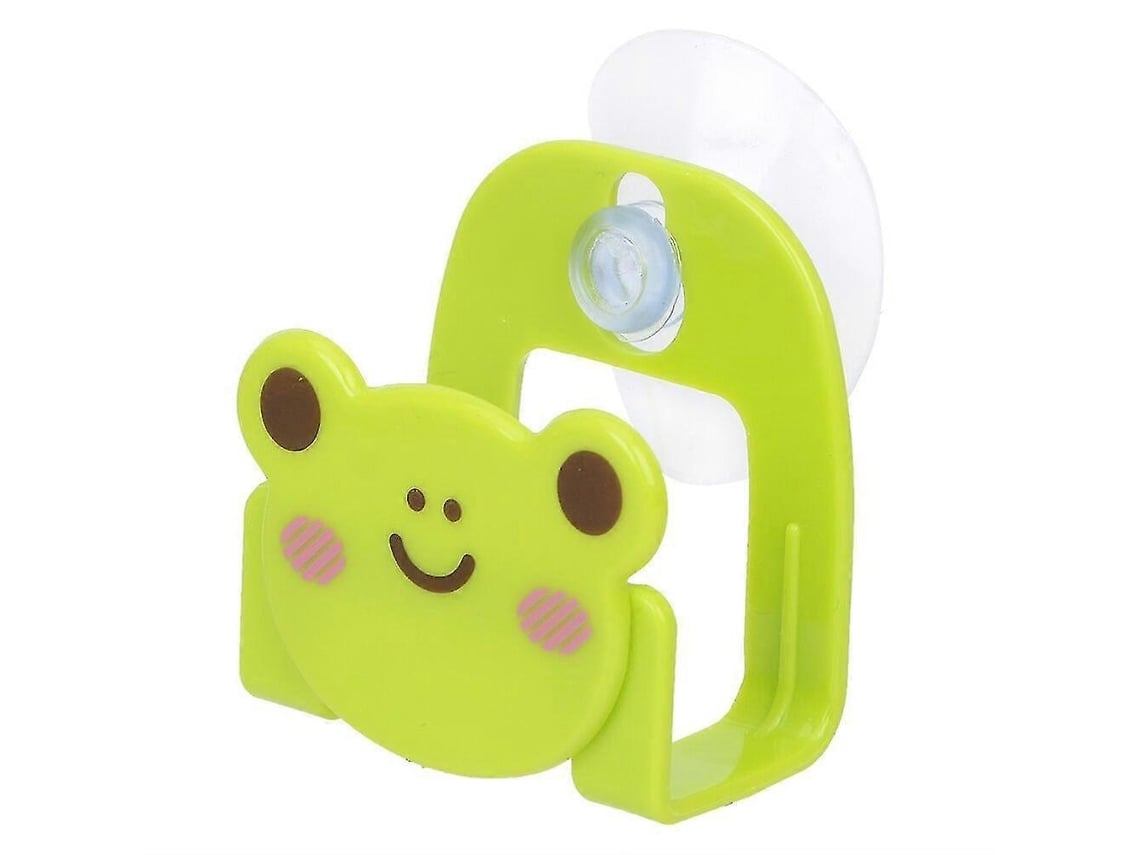 Juego de 3 ganchos de cocina para paños de cocina, soporte para esponjas, organizador de pared para fregadero con ventosa en forma de rana.