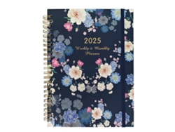 MEOIRUERY Agenda 2025, Agenda 2025 A5 Página por Día, Ene-Dic, Agenda A5 2025 Semanal para Trabajo y Estudio, Tablero de Notas y Misiones, Tapa Dura Suave y Pre