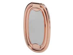 Suporte Anel Para Telefone 360° Rotação Grip Finger Stand Para Carro Magnético Ouro Rosa