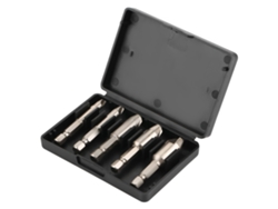 Juego De 5 Extractores De Tornillos Hss Prácticos Para Quitar Tornillos Y Tuercas Dañados En Casa.
