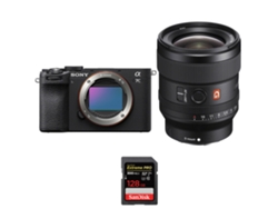Sony A7c Ii Negro + Fe 24mm F/1.4 Gm + 1 Sandisk 128gb Uhs-ii 300mb/s - Cámara Fotográfica Híbrida + Ebook “20 Consejos Para Fotos Que Impactan”