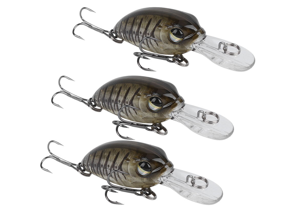 2026rebe-3pcs Señuelo De Pesca 3d Ojos Simulación Lifelike 6cm/5g Sumergible Tackle 6