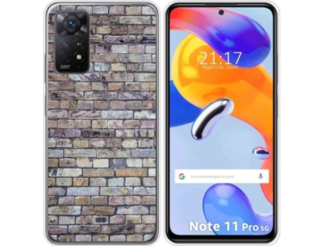 Carcasa Xiaomi Redmi Note 11 Pro TUMUNDOSMARTPHONE Dibujos Ladrillo 02 Multicolor
