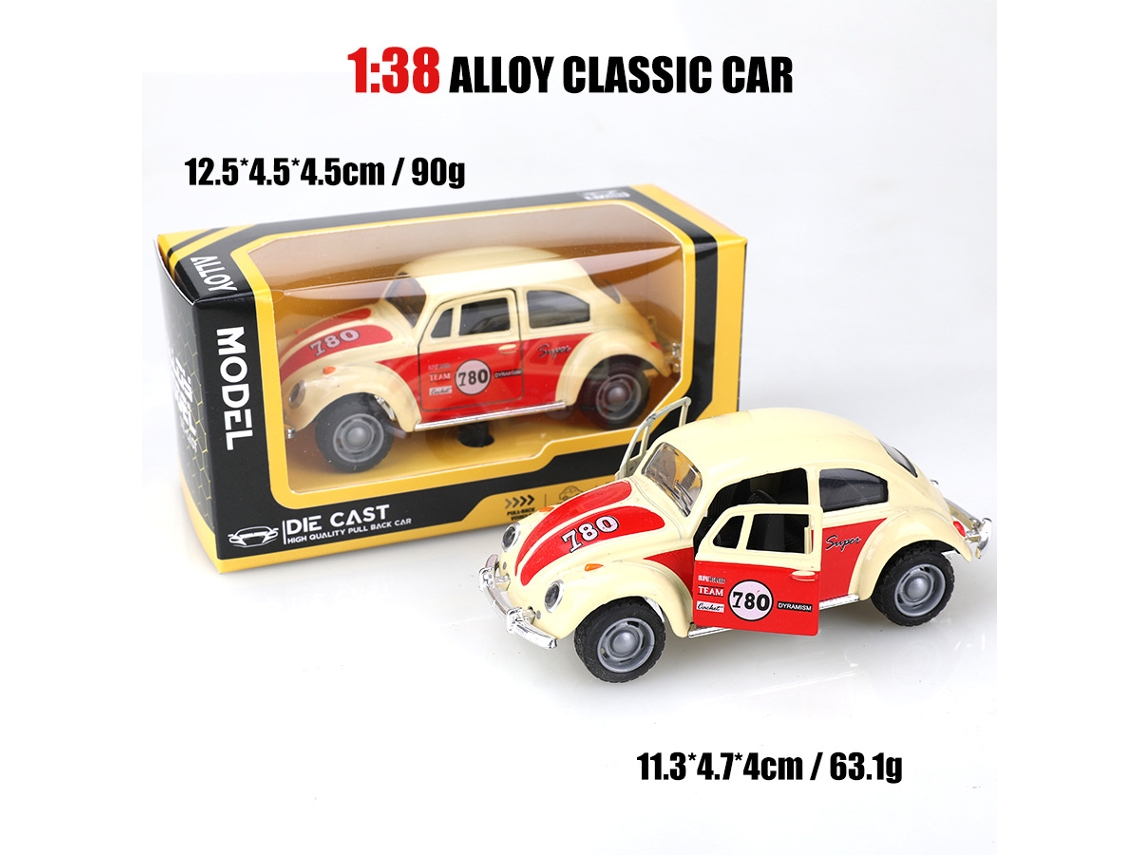 Modelo De Coche De Metal Fundido A Escala 1/38, Modelo De Coche Clásico, Juguete Para Niños