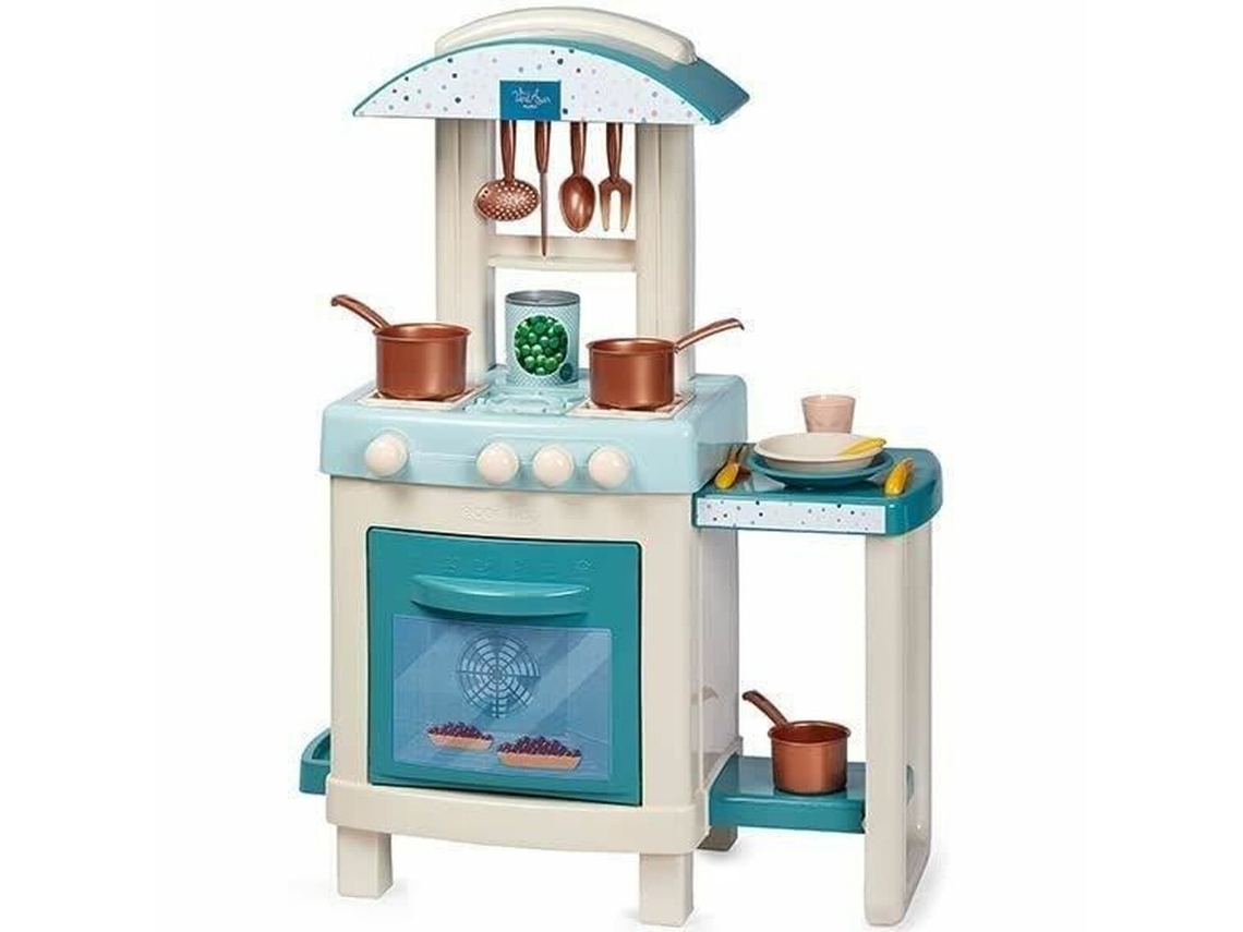 Cocina De Juguete Verde Azulado